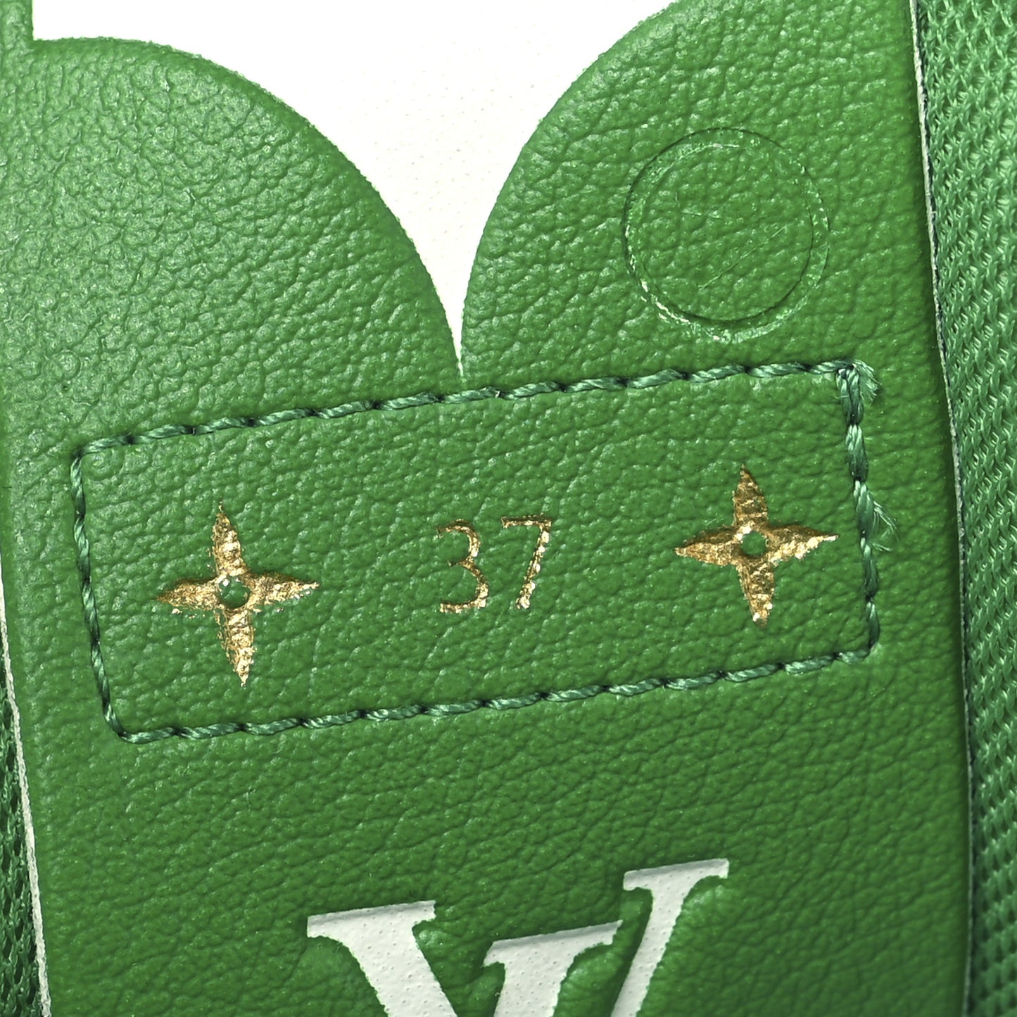 Calfskin Charlie Sneaker 36 White Green