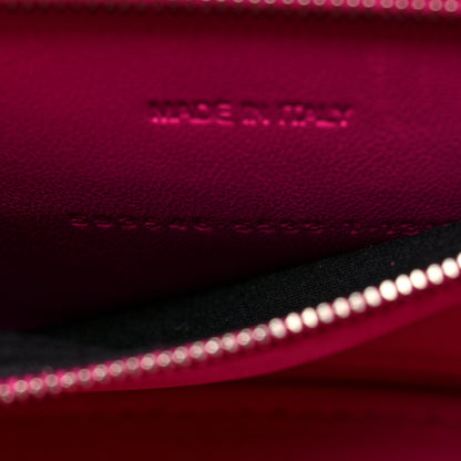 Balenciaga Grained Calfskin Tonal B Small Hourglass Top Handle Bag Acid Fuchsia 7 of 10