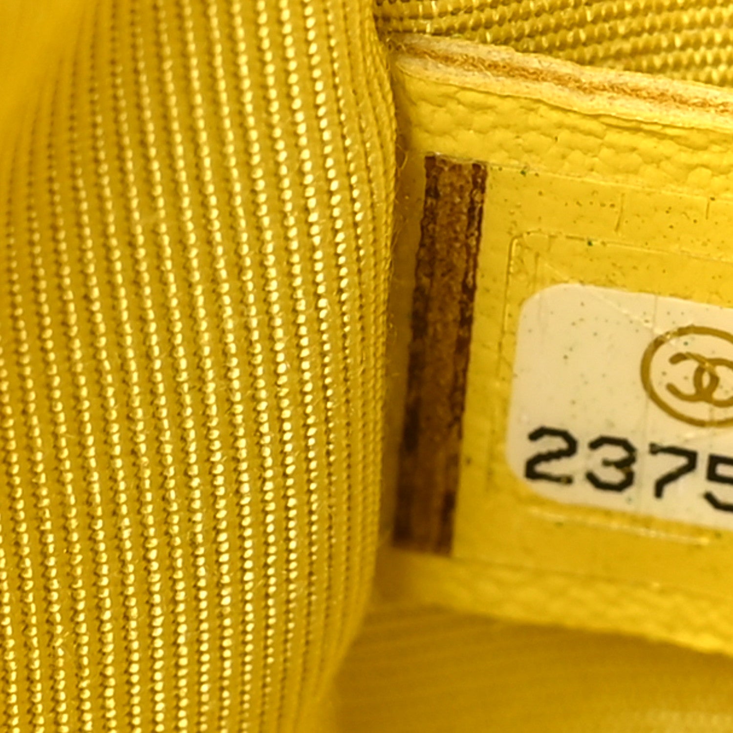 Chanel Calfskin Stitched Small Ring My Bag Flap Crossbody Yellow 7 of 10