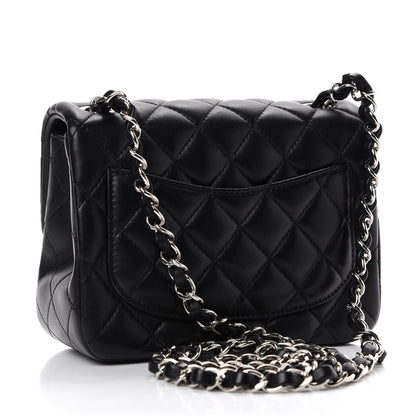 Chanel Lambskin Quilted Mini Square Flap Black 3 of 11