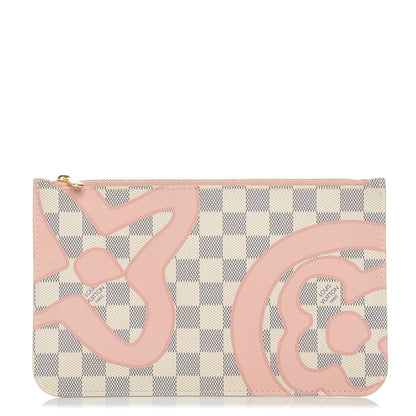 Louis Vuitton Damier Azur Tahitienne Neverfull MM GM Pochette 1 of 7