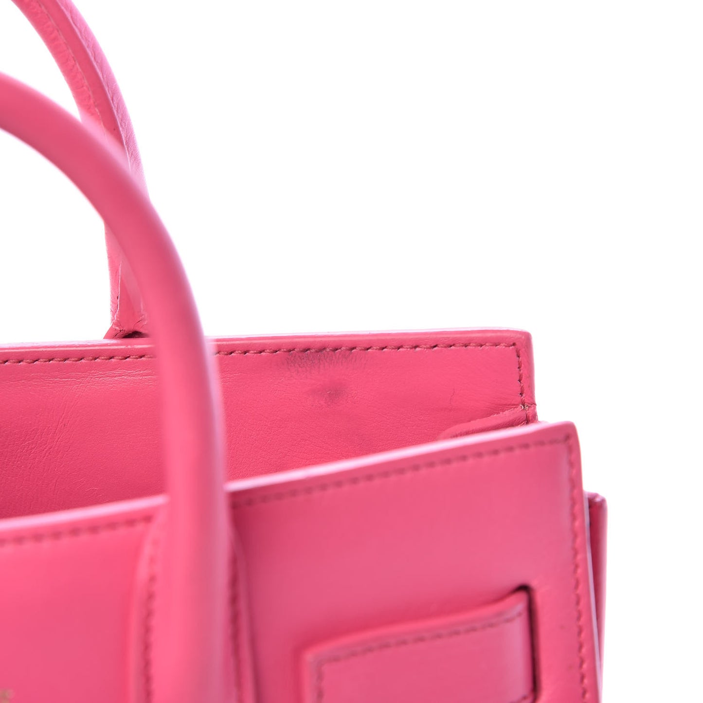 Calfskin Nano Sac De Jour Lipstick Fuchsia