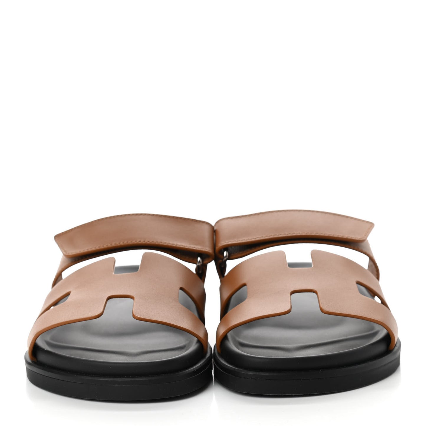 Calfskin Womens Chypre Sandals 37.5 Gold