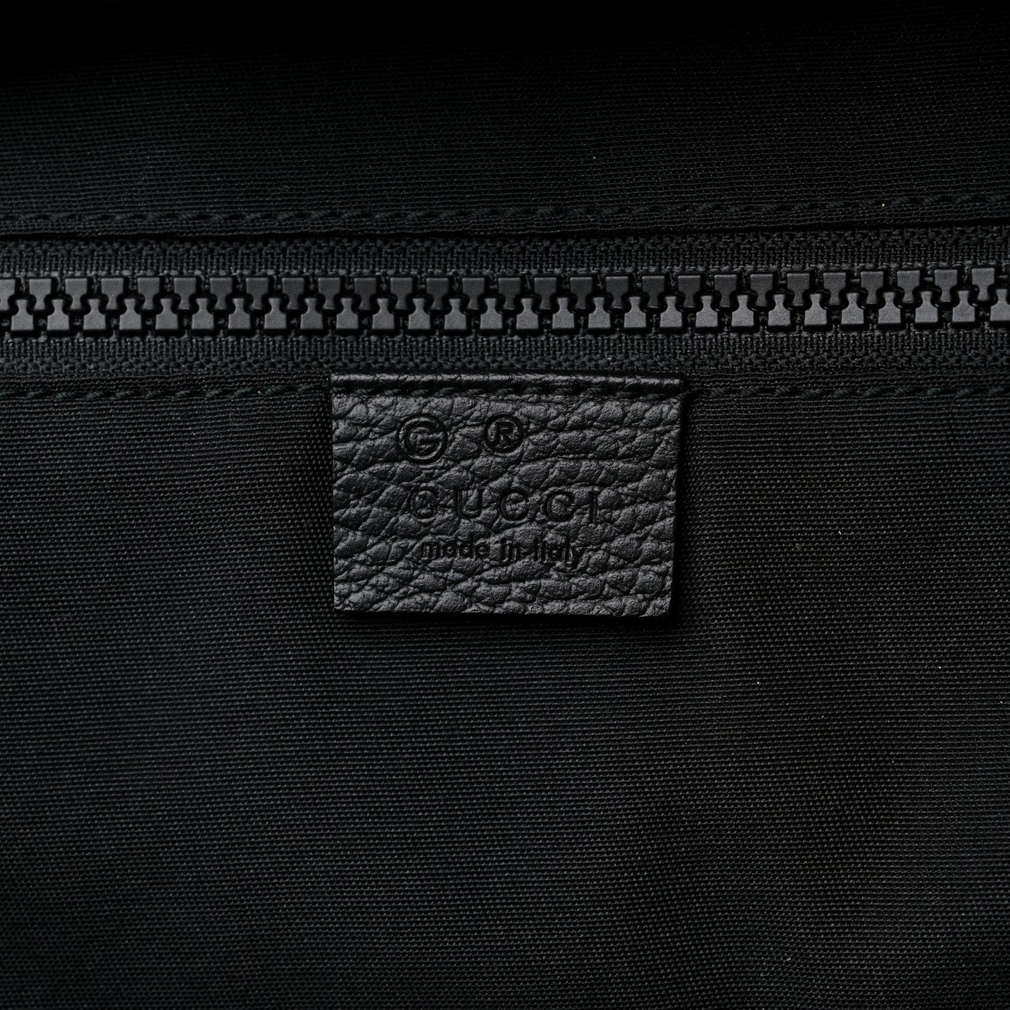 Nylon Monogram Slim Backpack Black