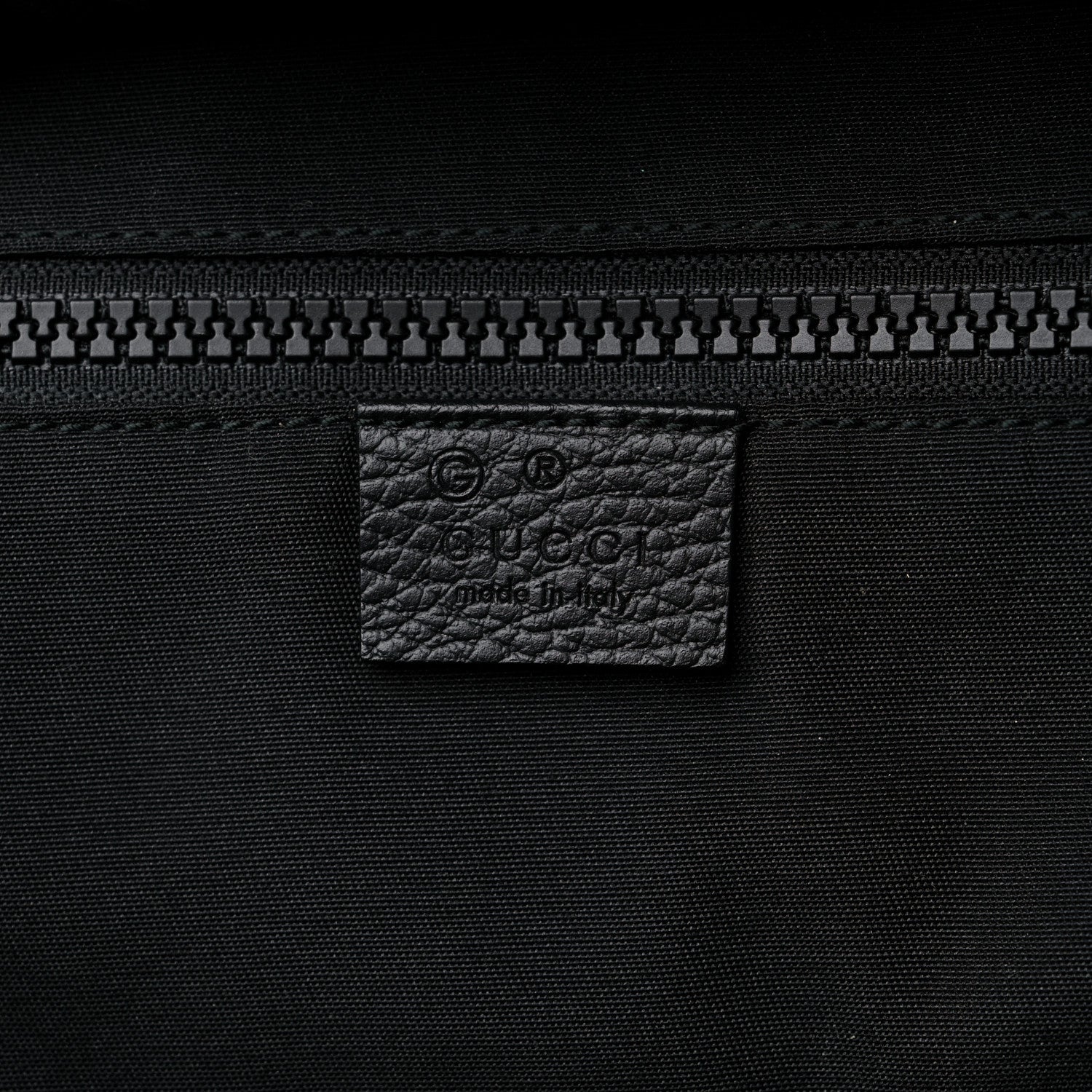 Gucci Nylon Monogram Slim Backpack Black 7 of 11