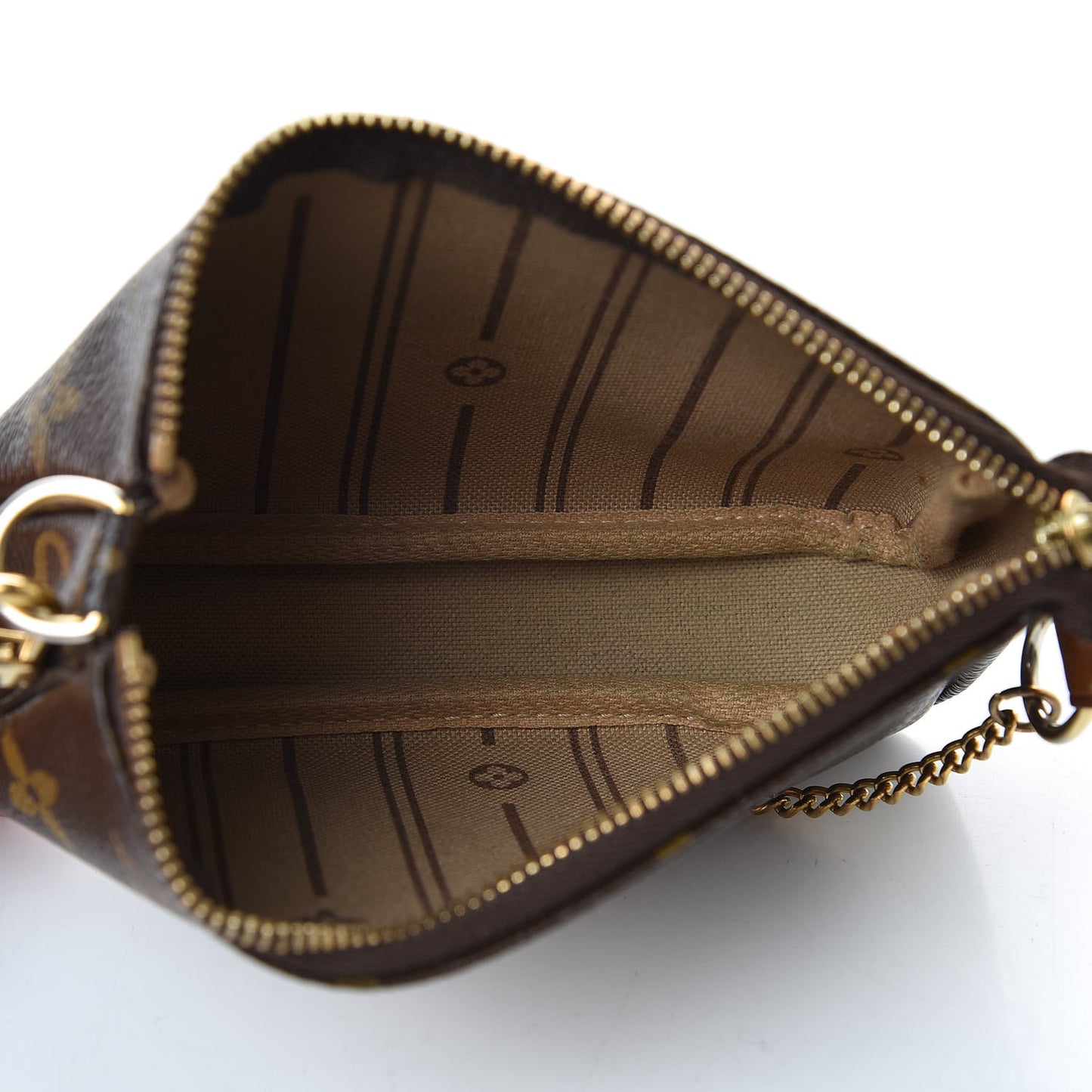 Monogram Complice Trunks and Bags Mini Pochette Accessories Beige