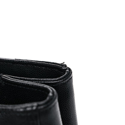 Saint Laurent Grain De Poudre Matelasse Chevron Medium Tribeca Shopping Bag Black 15 of 15