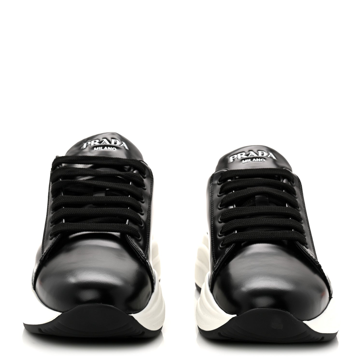 Prada Spazzolato America’s Cup Sneakers 39.5 Black 2 of 9