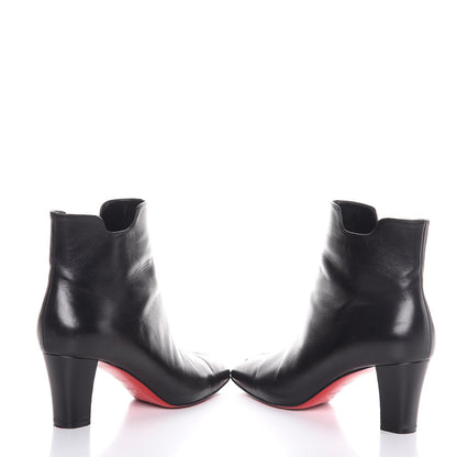 Christian Louboutin Calfskin 70 Ankle Boots 39.5 Black 6 of 9