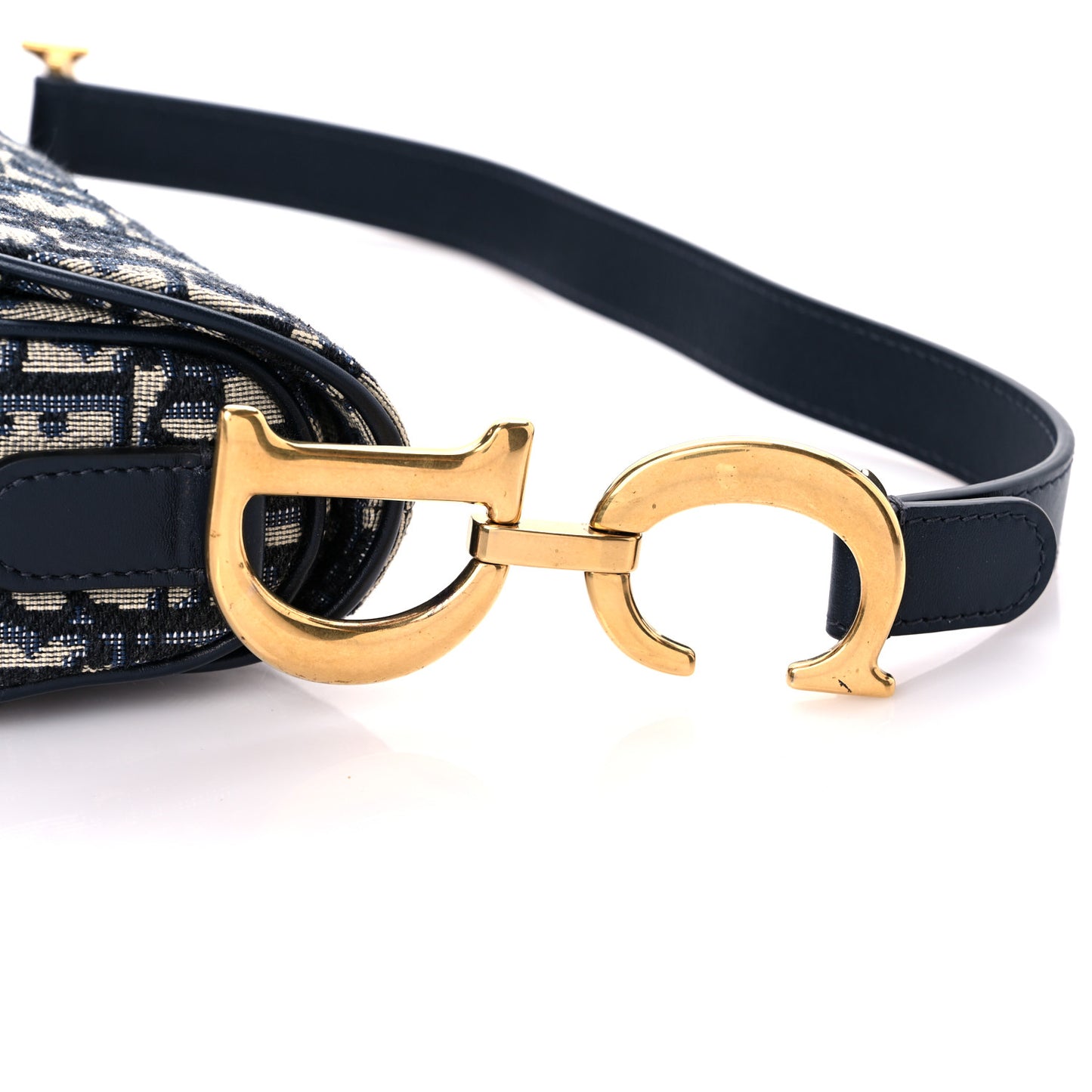 Oblique Saddle Bag Blue