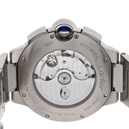Cartier Stainless Steel 44mm Ballon Bleu De Cartier Chronograph Automatic Watch Black 4 of 5