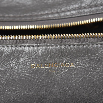Balenciaga Agneau Medium Blanket Square Tote Grey 7 of 16