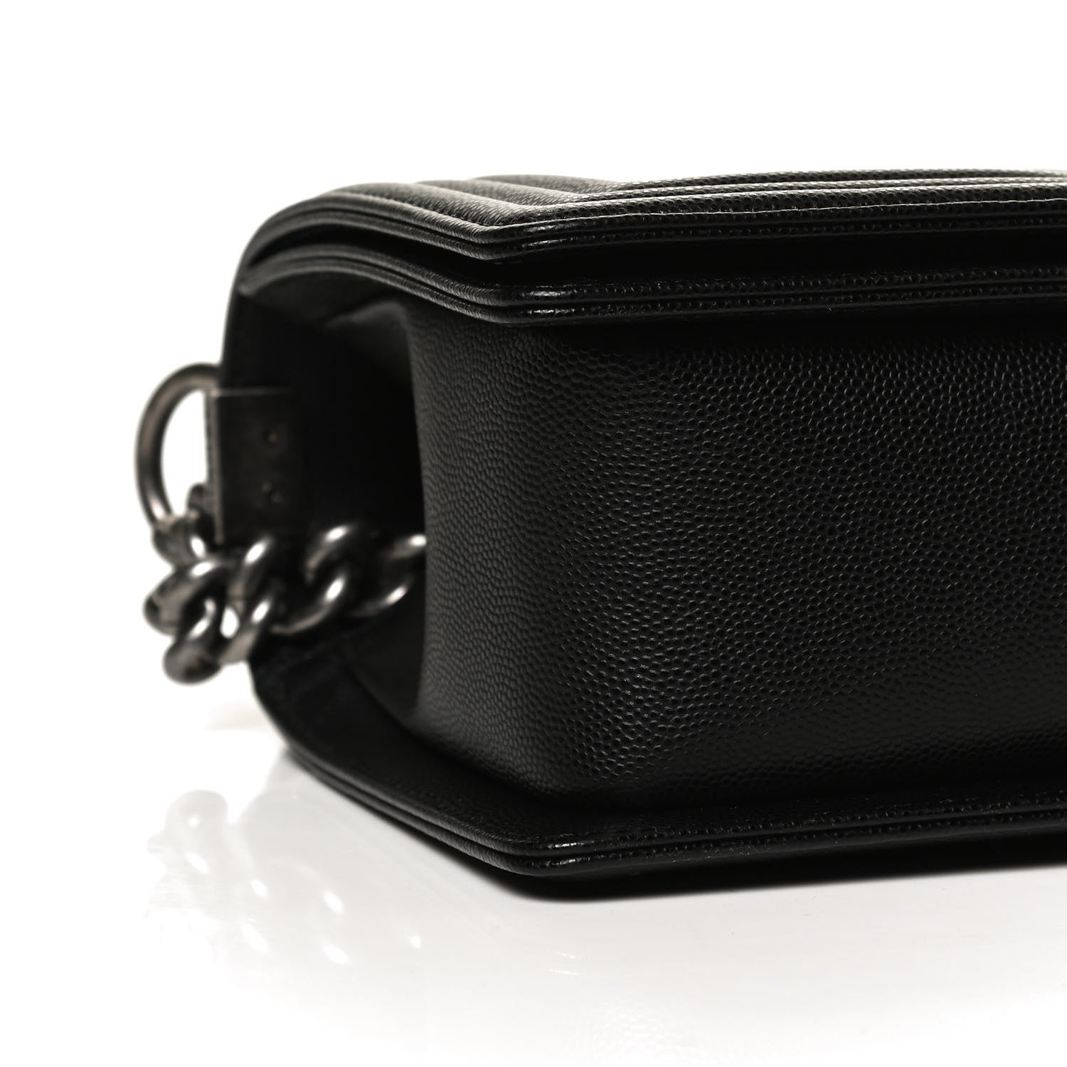 Chanel Caviar Quilted Medium Boy Flap Black 9 of 10