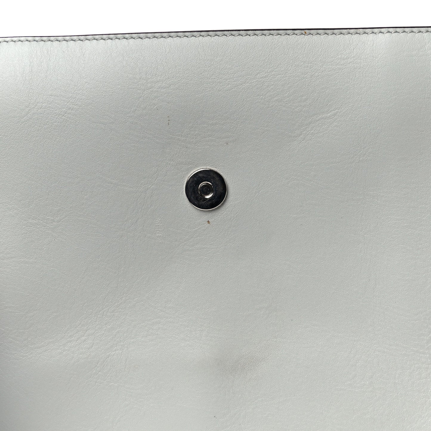 Calfskin Suede Medium Faye Shoulder Bag Airy Grey