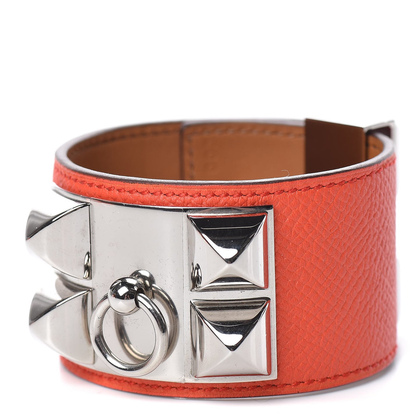 Epsom Collier de Chien CDC Bracelet S Orange Poppy