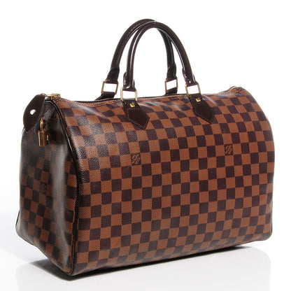 Louis Vuitton Damier Ebene Speedy 35 3 of 9