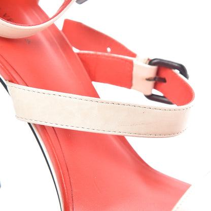 Bottega Veneta Calfskin Double Buckle Sandals 38.5 Stucco Fire 11 of 15
