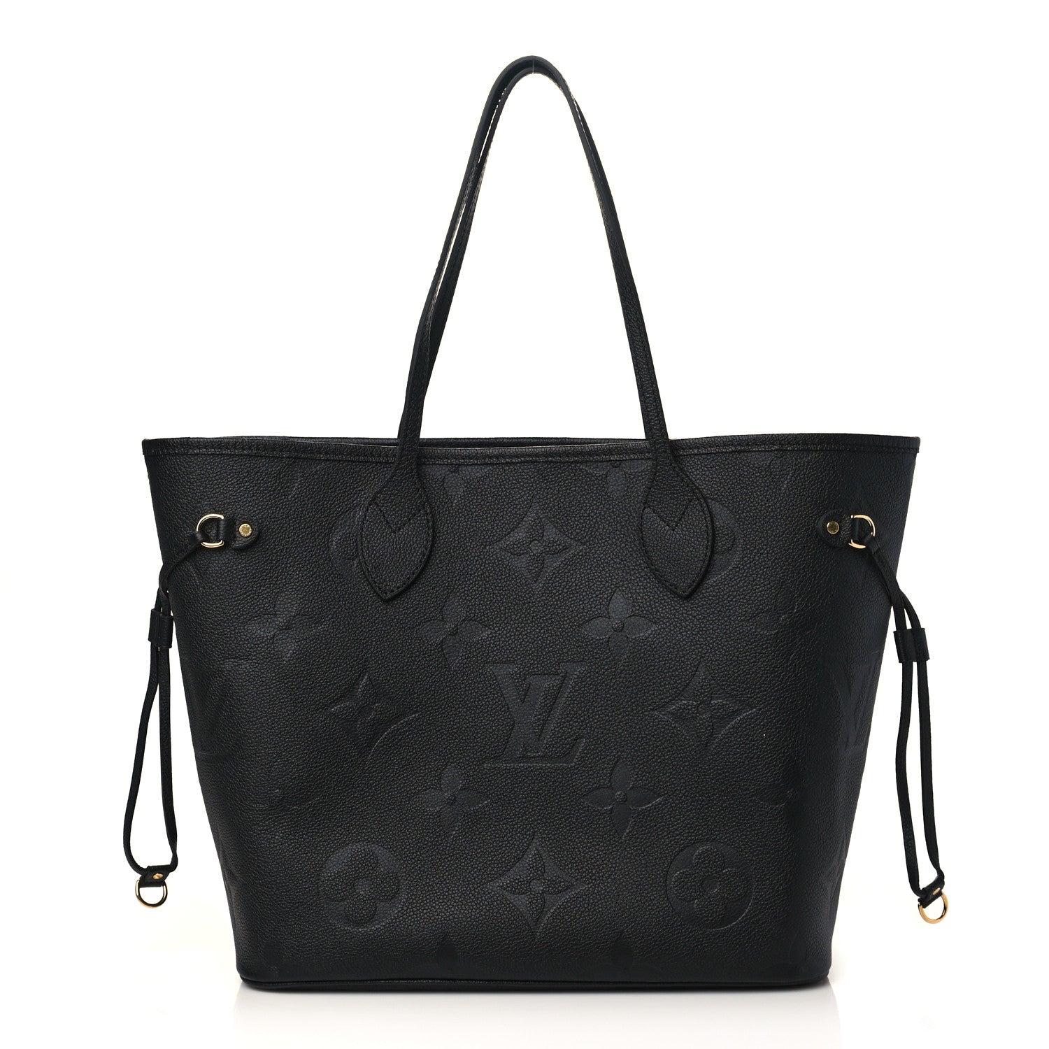 Louis Vuitton Empreinte Monogram Giant Neverfull MM Black 3 of 10