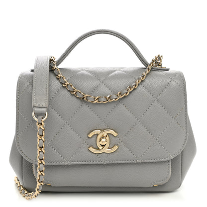 Chanel Caviar Quilted Small Business Affinity Flap Grey 1 of 9
