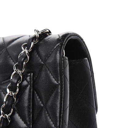 Chanel Lambskin Quilted Mini Rectangular Flap Black 13 of 16