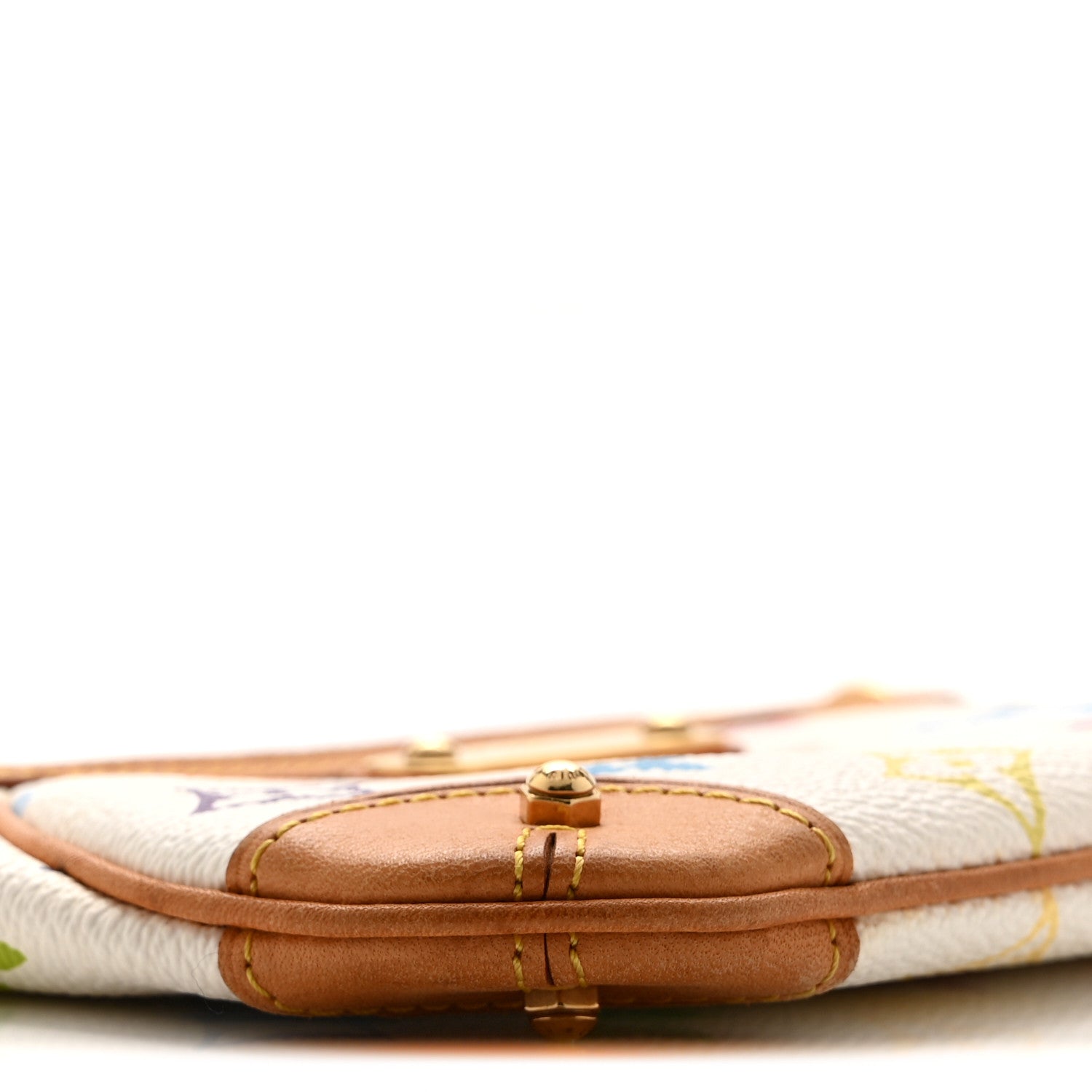 Louis Vuitton Monogram Multicolor Pochette Milla MM White 8 of 9