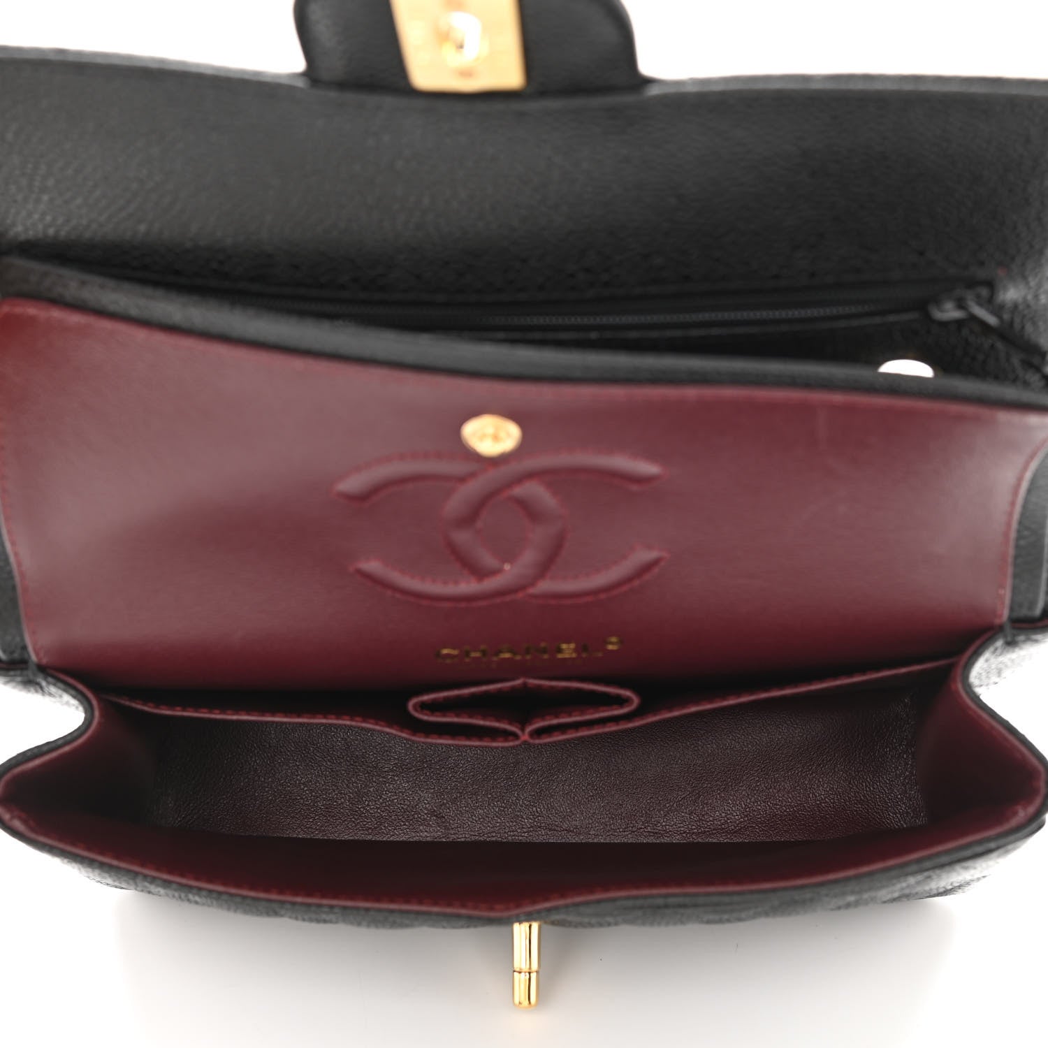 Chanel Caviar Quilted Small Double Flap Black 5 of 11