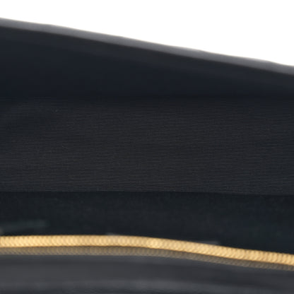 Saint Laurent Grain De Poudre Matelasse Chevron Large Monogram Satchel Black 5 of 10