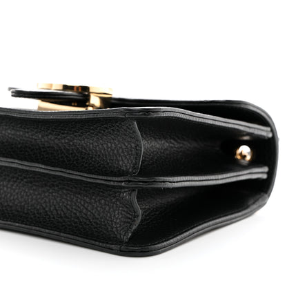 Gucci Dollar Calfskin Small Interlocking G Shoulder Bag Black 11 of 11