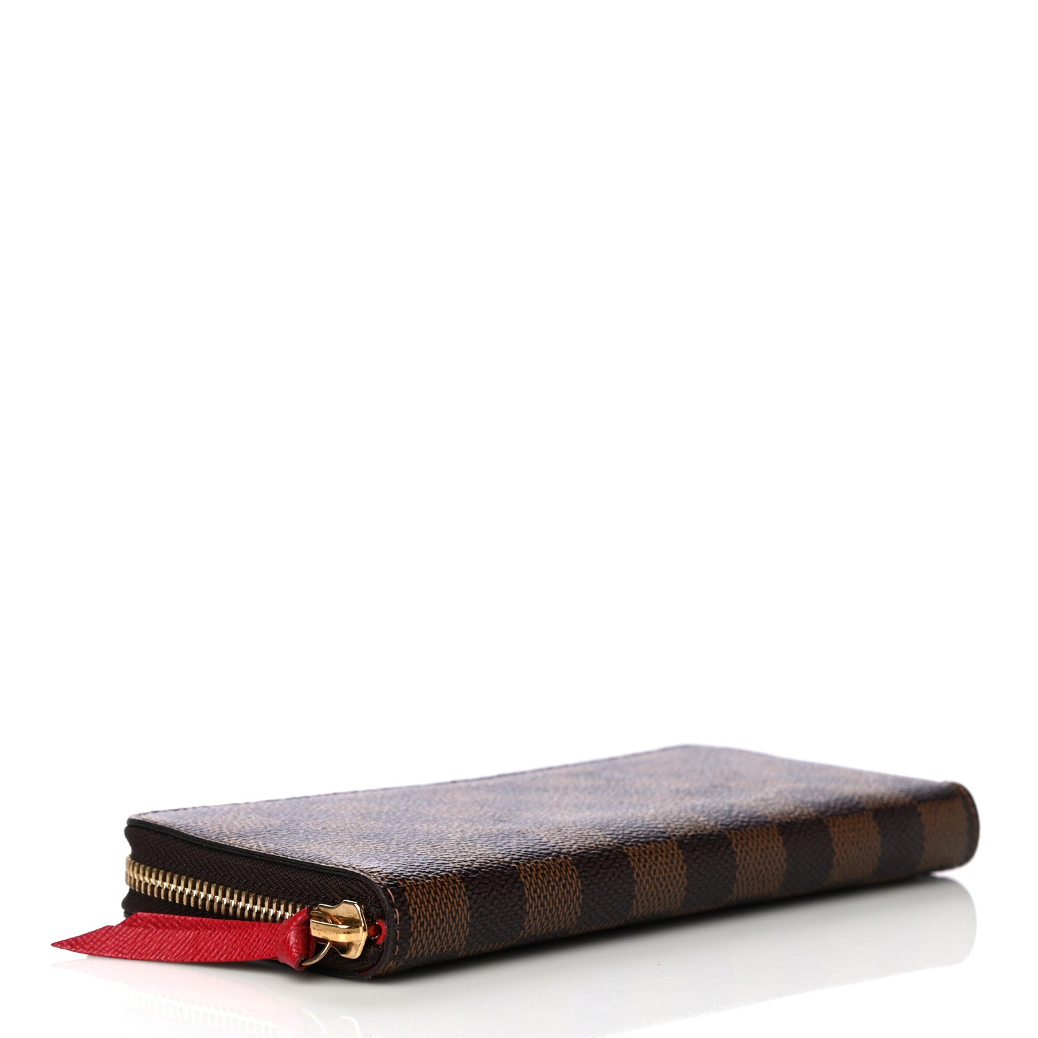 Louis Vuitton Damier Ebene Clemence Wallet Cherry 4 of 11