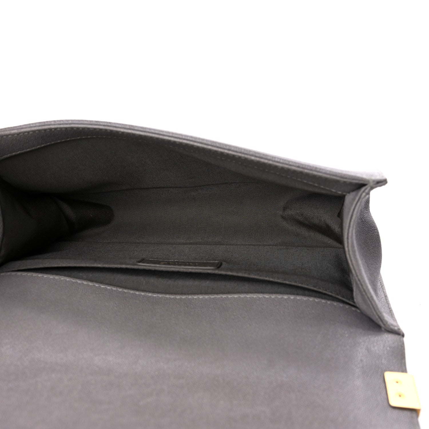 Chanel Caviar Quilted Medium Boy Flap Dark Beige 5 of 14