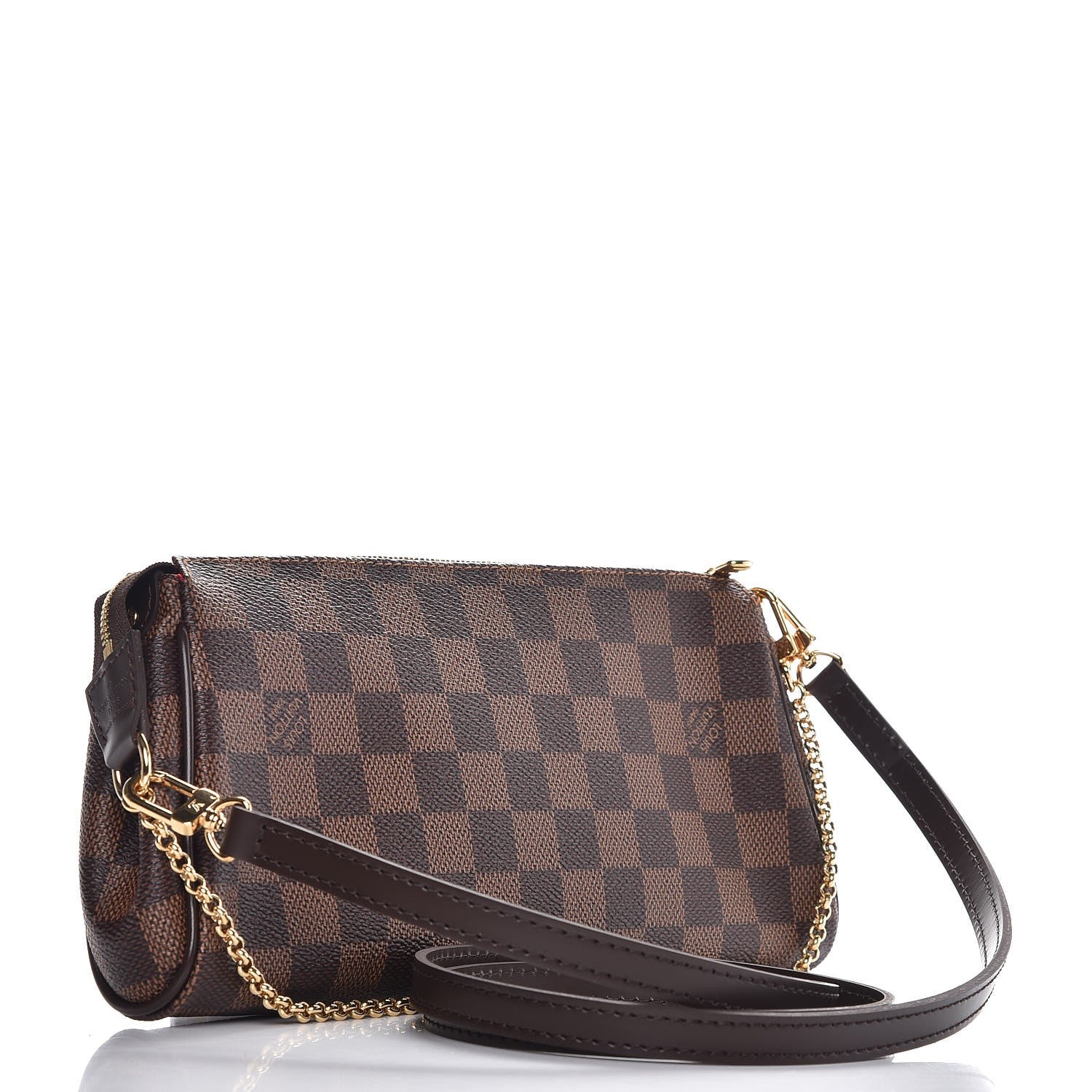 Louis Vuitton Damier Ebene Eva Clutch 3 of 7