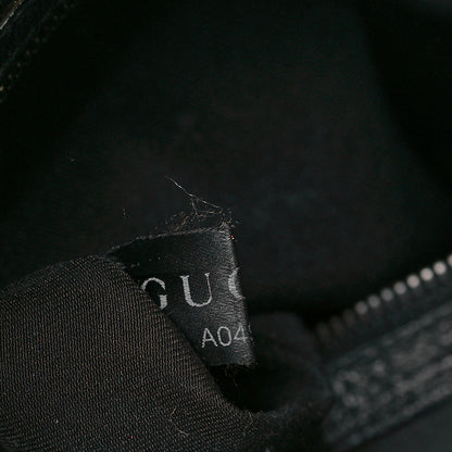 Gucci Monogram Medium Horsebit Chain Hobo Black 7 of 10