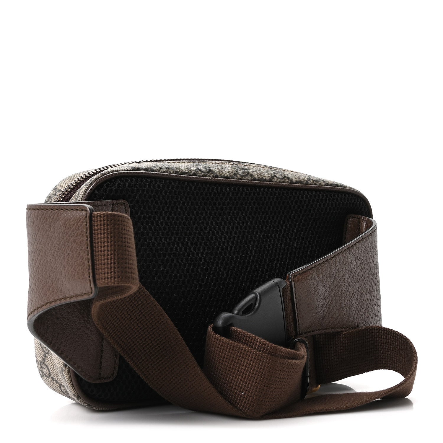 Gucci Soft GG Supreme Monogram Medium Ophidia Belt Bag Dark Brown 2 of 8