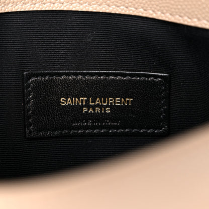 Saint Laurent Grain De Poudre Uptown Pouch Dark Beige 6 of 9