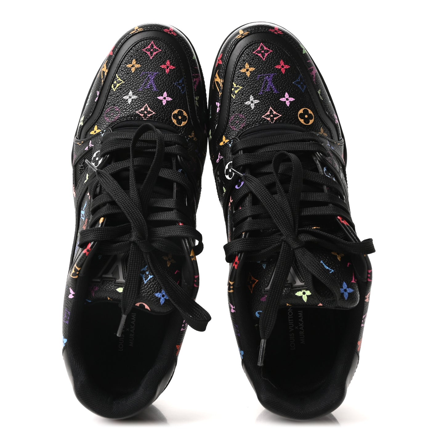 LV X TM Calfskin Monogram Multicolor LV Trainer Sneakers 8 Black
