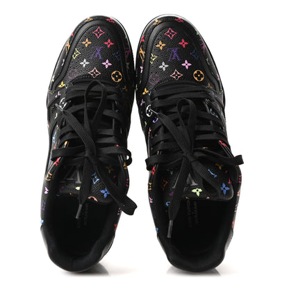Louis Vuitton LV X TM Calfskin Monogram Multicolor LV Trainer Sneakers 8 Black 2 of 10