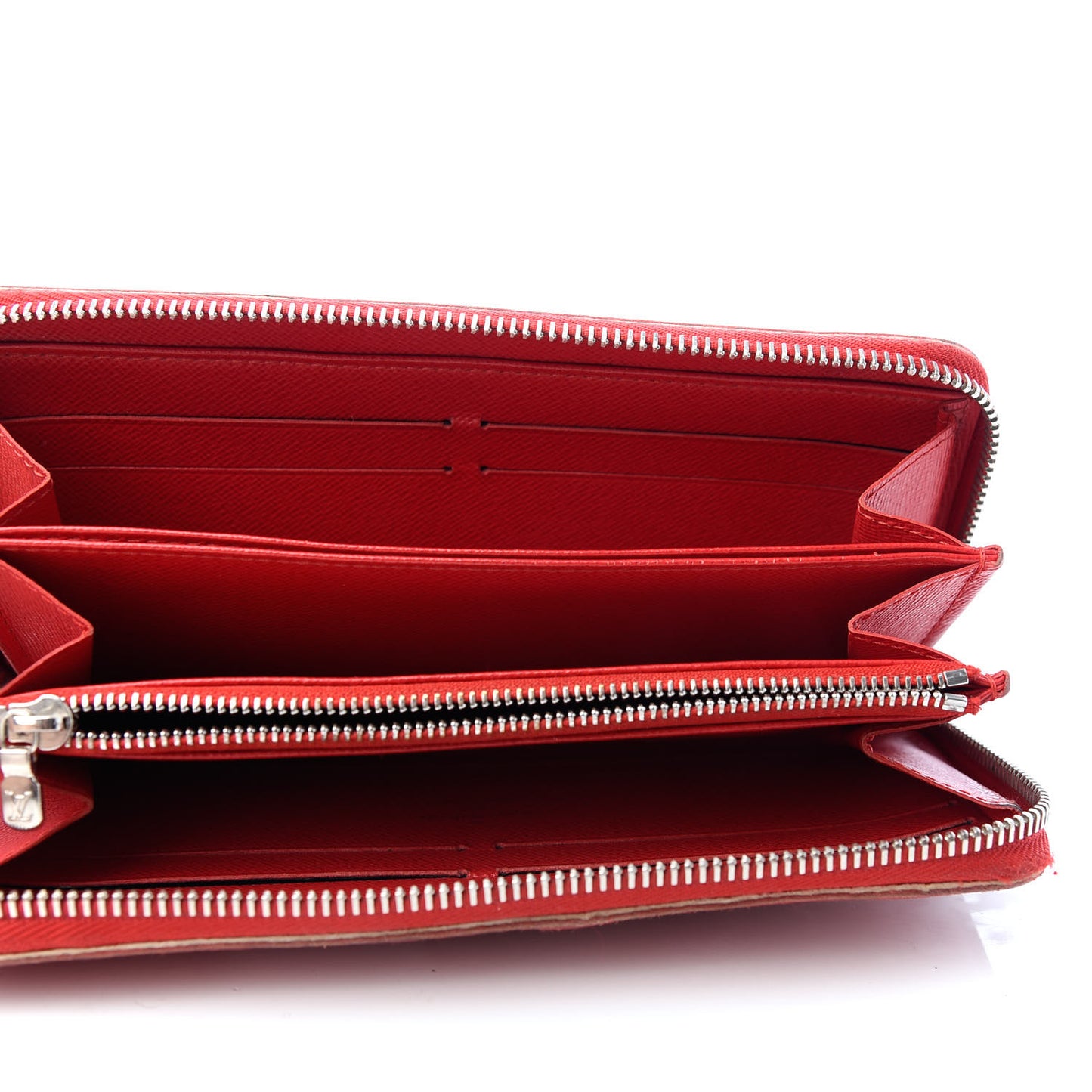 Epi Zippy Wallet Rouge