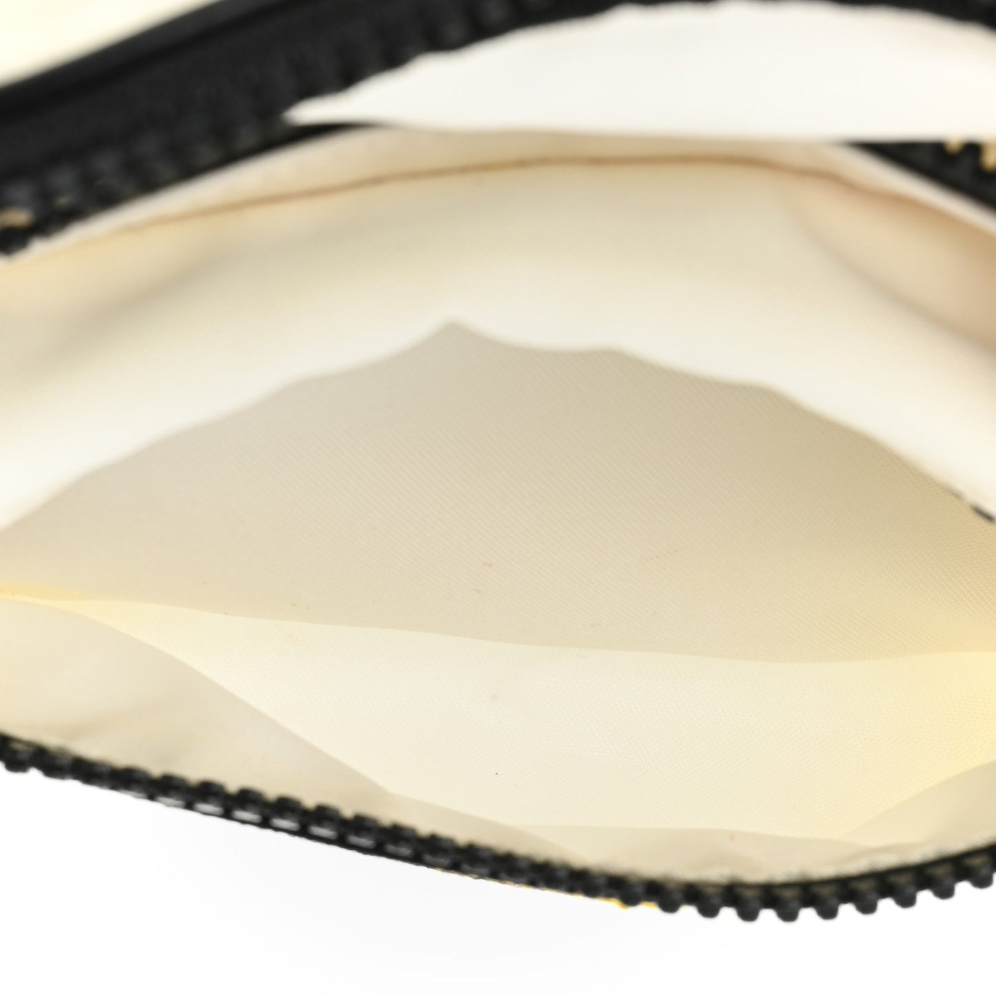 Canvas Logo Belt Bag White Yellow