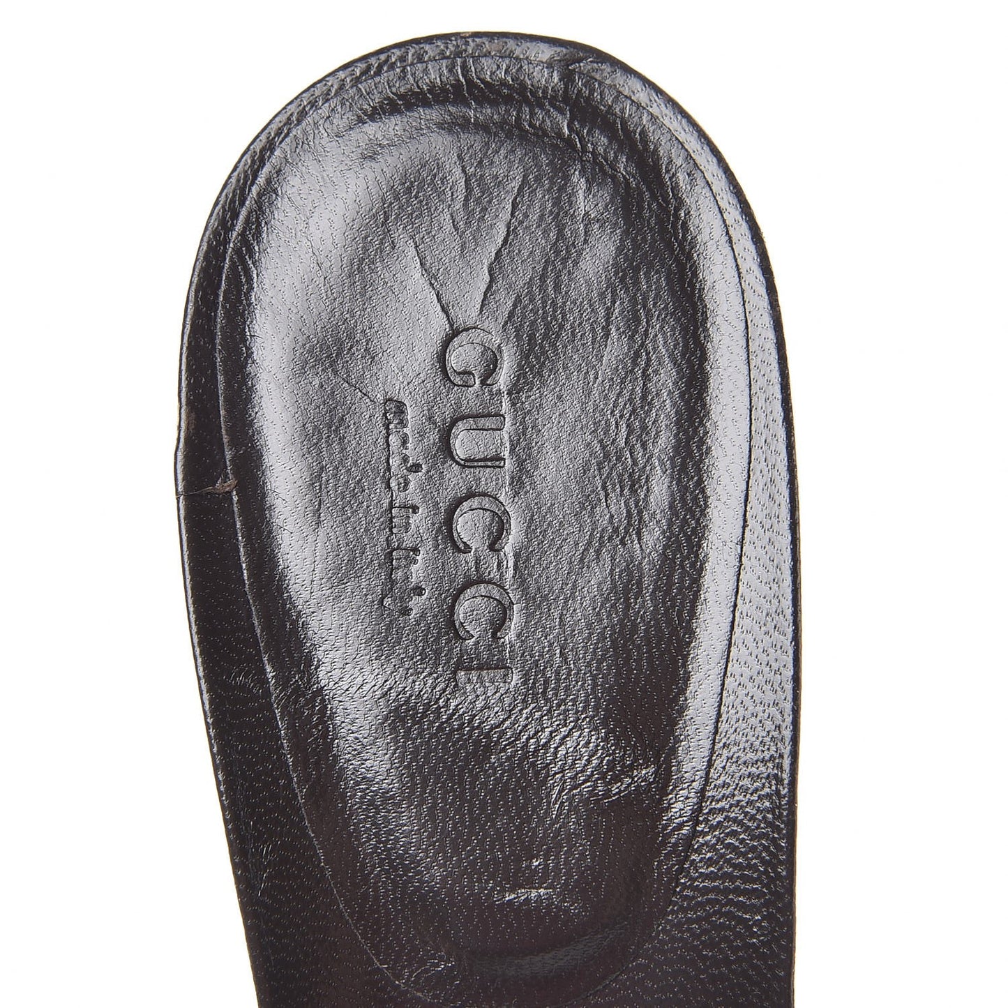 GG Monogram High Heel Slides 7 Brown