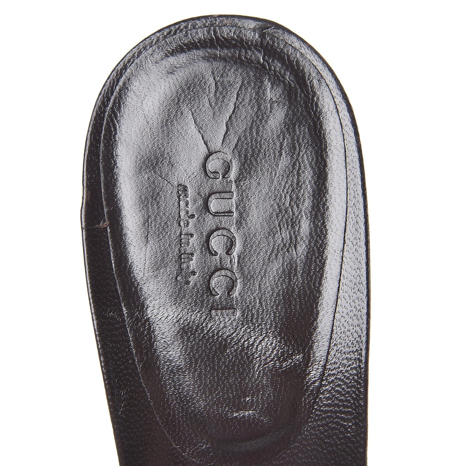 Gucci GG Monogram High Heel Slides 7 Brown 9 of 15