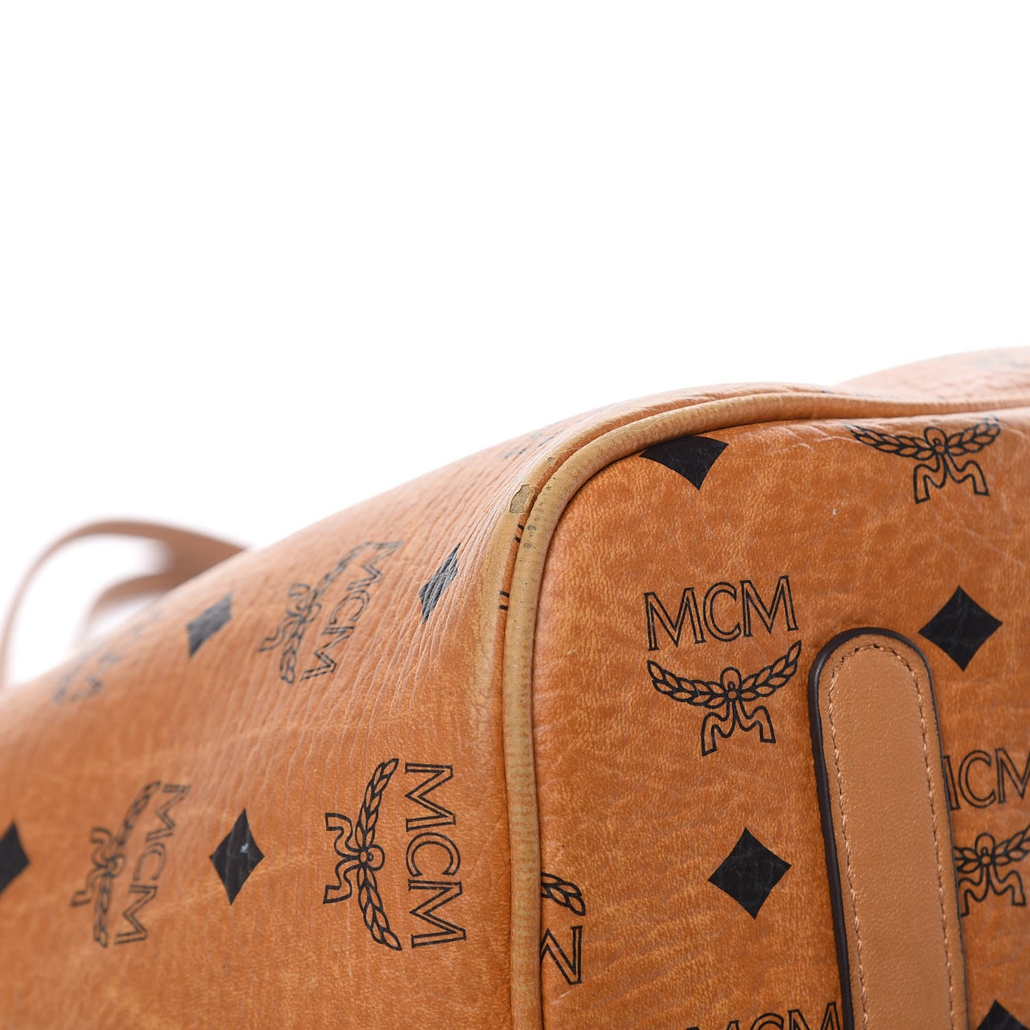 Visetos Large Liz Reversible Shopper Tote Cognac
