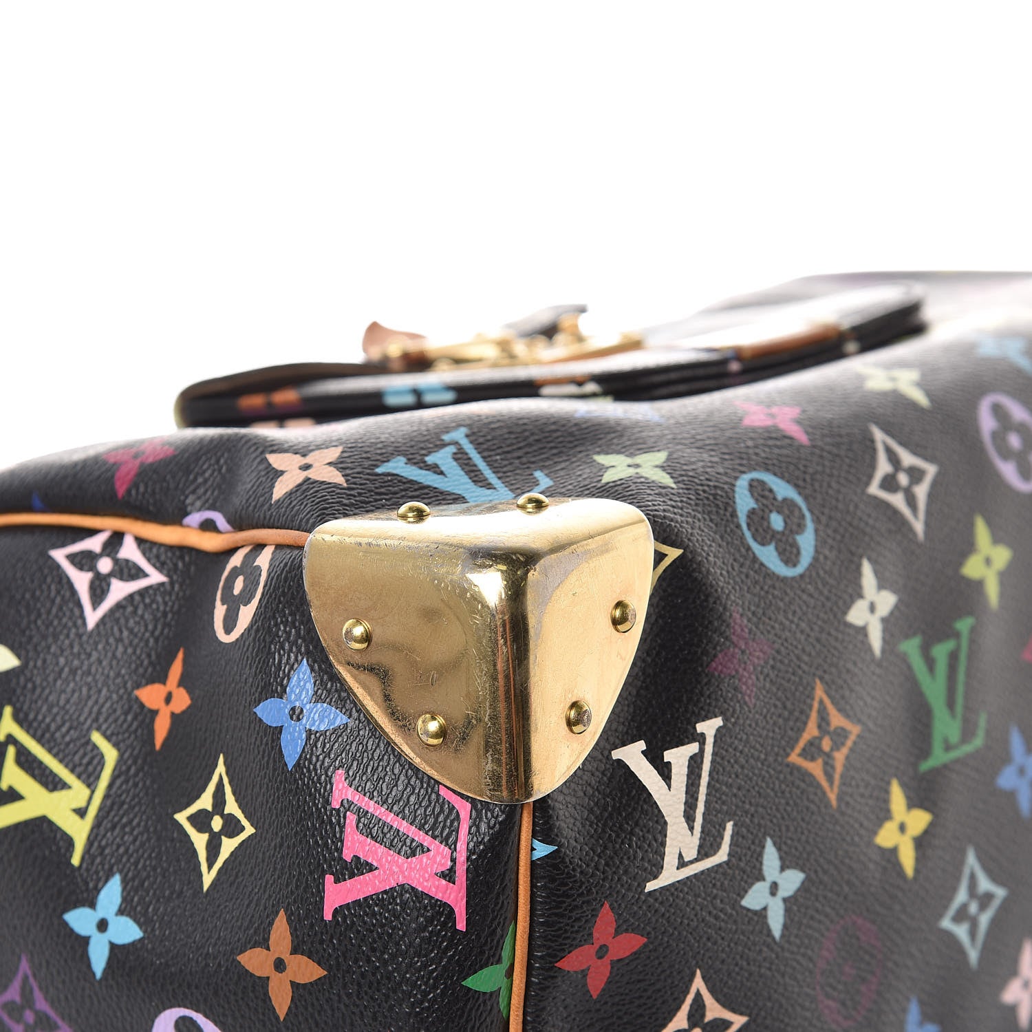 Louis Vuitton Monogram Multicolor Speedy 30 Black 12 of 15