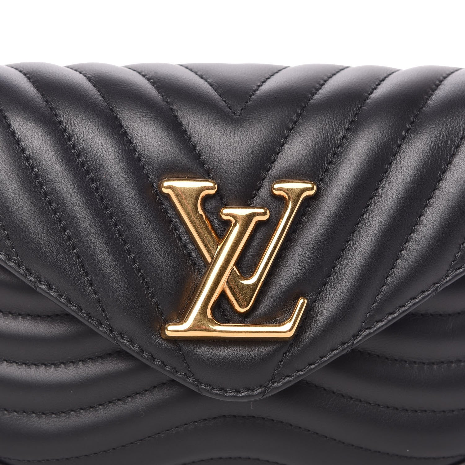 Louis Vuitton Calfskin New Wave Multi Pochette Black 9 of 9