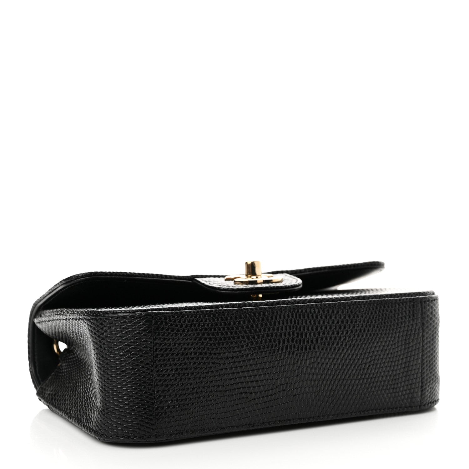 Chanel Lizard Mini Rectangular Flap Black 4 of 13