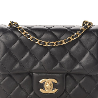 Chanel Lambskin Quilted Mini Pearl Crush Flap Black 11 of 12