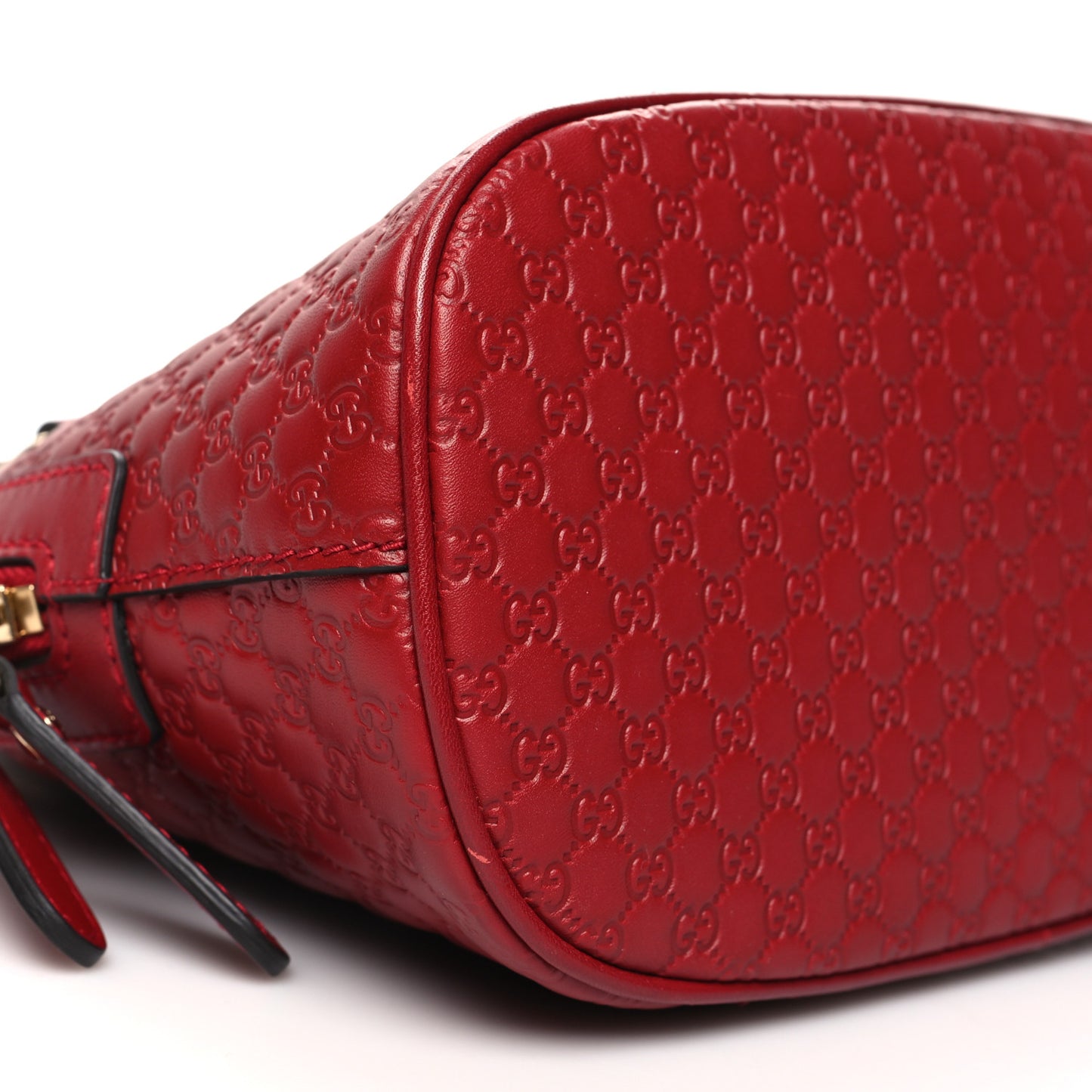 Soft Microguccissima Mini Dome Bag Rosso