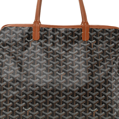 Goyard Goyardine Sac Hardy Pet Carrier PM Black Gold 8 of 12