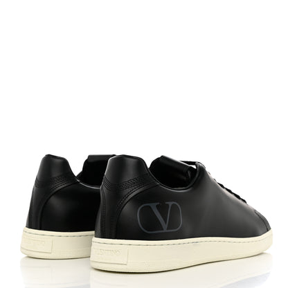 Valentino Garavani Calfskin Mens VLogo Sneakers 43 Black 4 of 9
