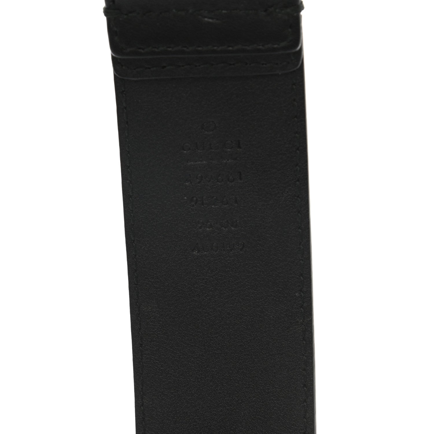 Gucci GG Supreme Monogram Bees Belt 95 38 Beige Oro Black 3 of 5