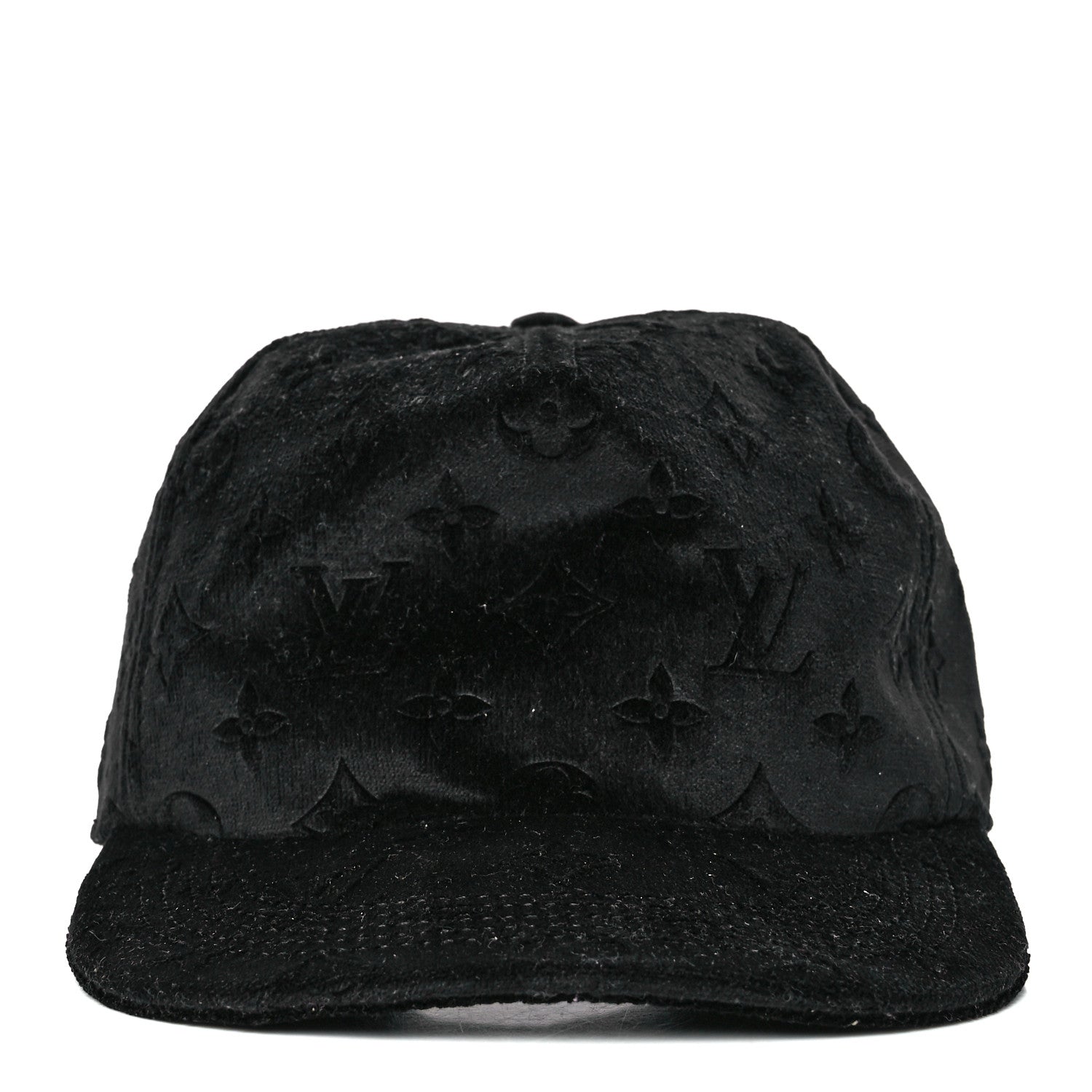Louis Vuitton Jacquard Velvet Monogram Cap M Black 2 of 7